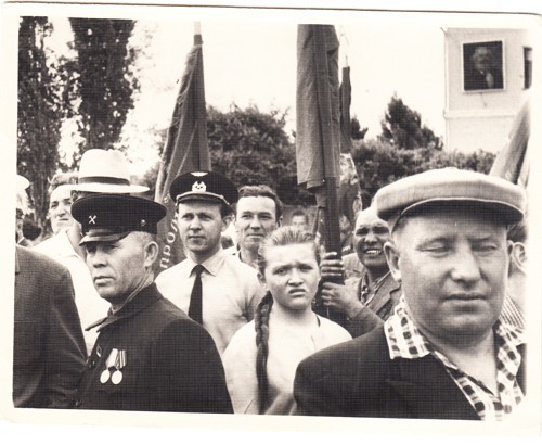 На демонстрации